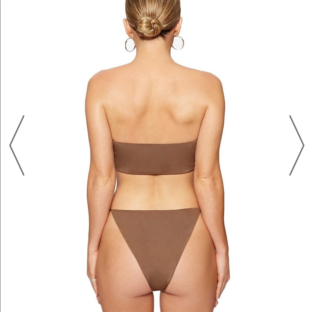 Naked Wardrobe Orange Bandeau Bikini - Picture 5 of 5